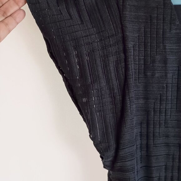 Cato Black Sheath Dress Short Sleeve Lined Size XL Classic Elegant Workwear - Picture 4 of 11